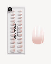 Glazed Babyboomer Short Round Soft Gel Press Ons