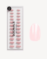 Limited Edition Glazed Rose Short Round Soft Gel Press Ons