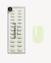 Pistachio Short Square Soft Gel Press Ons