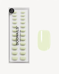 Pistachio Short Square Soft Gel Press Ons