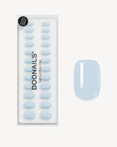 Powder Blue Extra Short Square Soft Gel Press Ons
