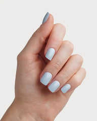 Powder Blue Extra Short Square Soft Gel Press Ons