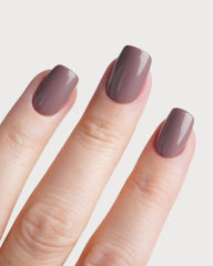 Silent Night Mauve Short Square Soft Gel Press Ons