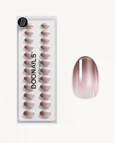 Brownie Short Round Soft Gel Press Ons