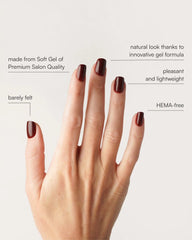 Love Paris Short Square Soft Gel Press Ons