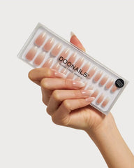 Babyboomer Medium Almond Soft Gel Press Ons