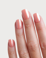 Glazed Peach Extra Short Square Soft Gel Press Ons