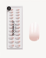 Glazed Babyboomer Medium Round Soft Gel Press Ons