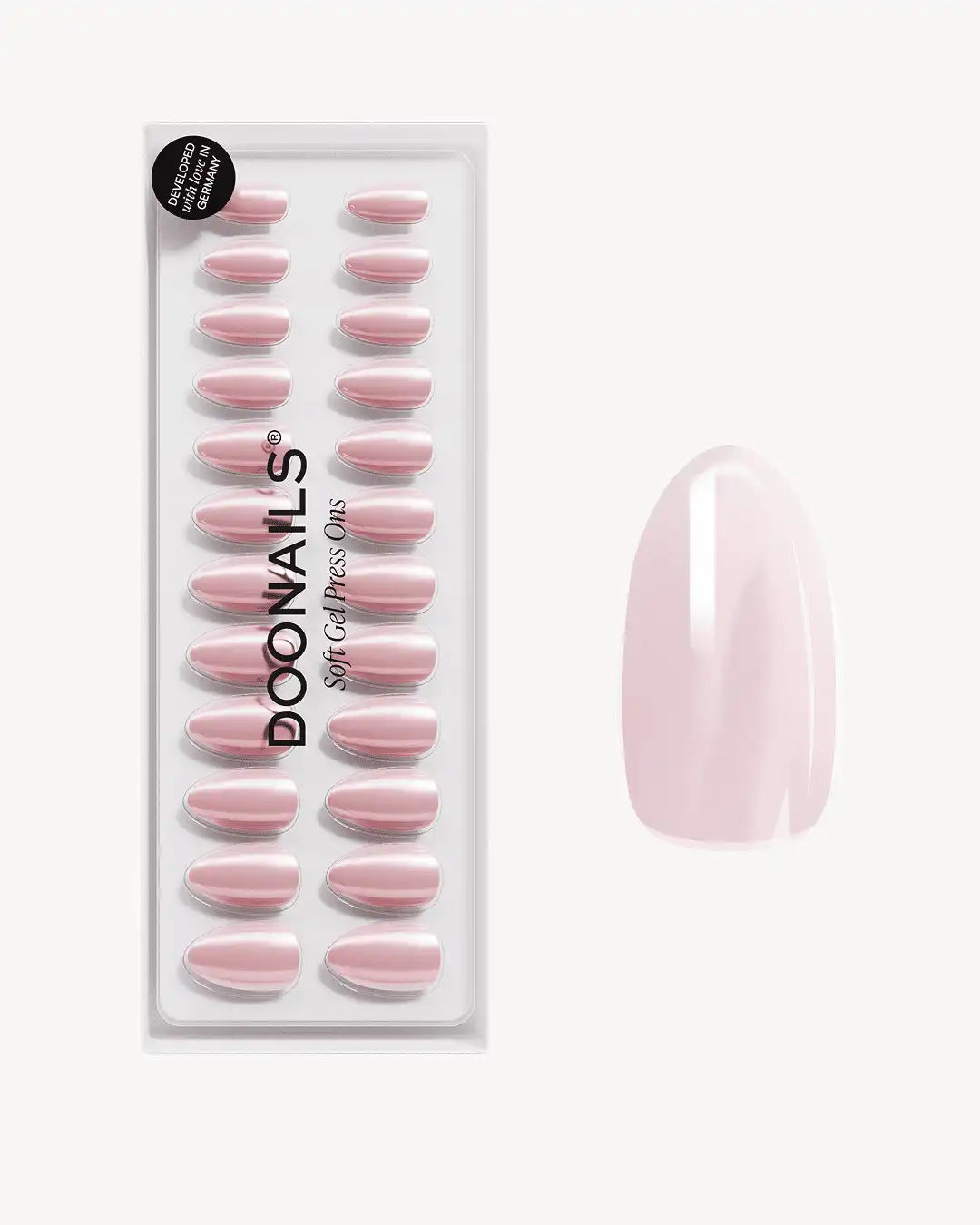 Jetset Short Almond Soft Gel Press Ons
