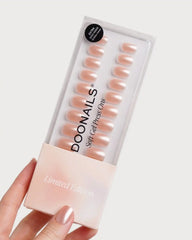 Limited Edition Glazed Coral Short Square Soft Gel Press Ons