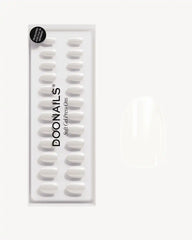 Limited Edition Glazed Pearl Short Round Soft Gel Press Ons