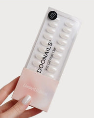 Limited Edition Glazed Pearl Short Round Soft Gel Press Ons