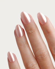 Limited Edition Glazed Rose Short Round Soft Gel Press Ons