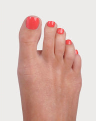 Sunset Coral Pedicure Soft Gel Press Ons