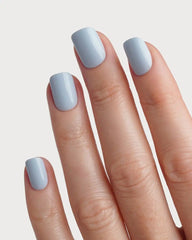 Powder Blue Extra Short Square Soft Gel Press Ons