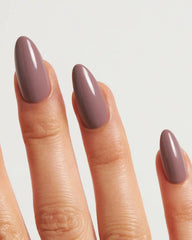 Silent Night Mauve Medium Almond Soft Gel Press Ons