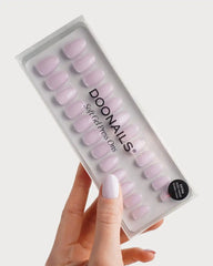 Soft Lilac Short Round Soft Gel Press Ons