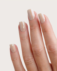 Toffee Short Square Soft Gel Press Ons