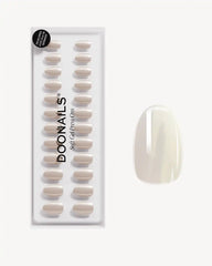 Toffee Short Round Soft Gel Press Ons