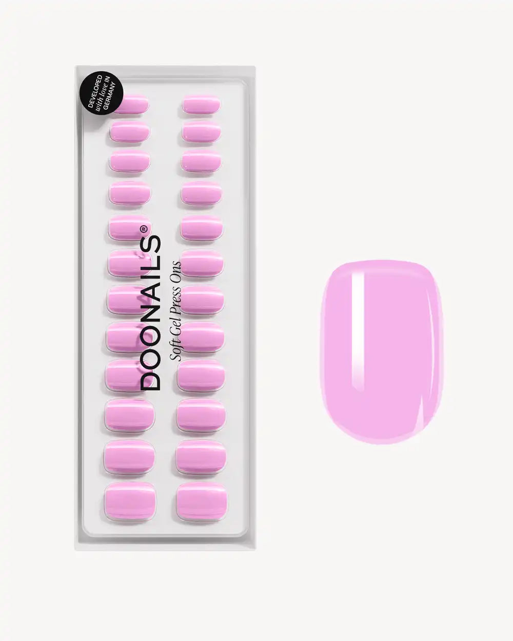 Barbie Girl Extra Short Square Soft Gel Press Ons