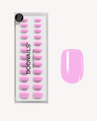Barbie Girl Extra Short Square Soft Gel Press Ons