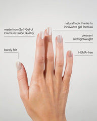 Champagne Cateye Extra Short Square Soft Gel Press Ons