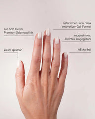 Marry Me Short Square Soft Gel Press Ons