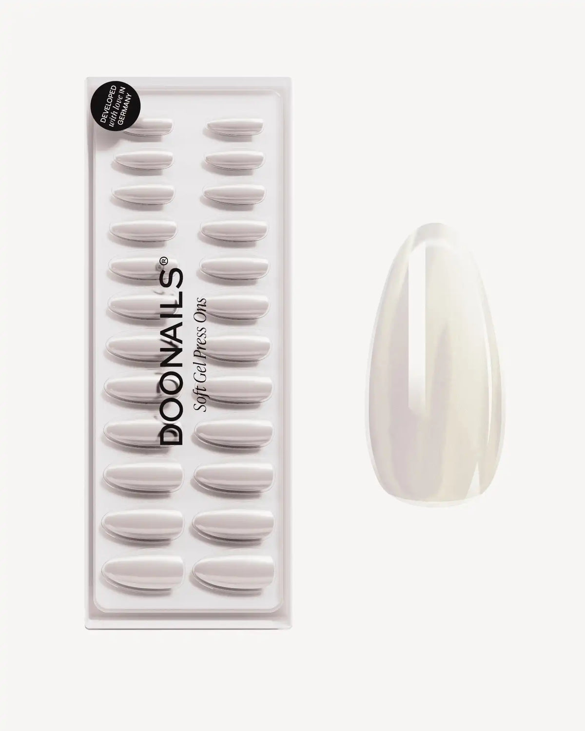 Toffee Medium Almond Soft Gel Press Ons