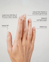 Popcorn Short Round Soft Gel Press Ons